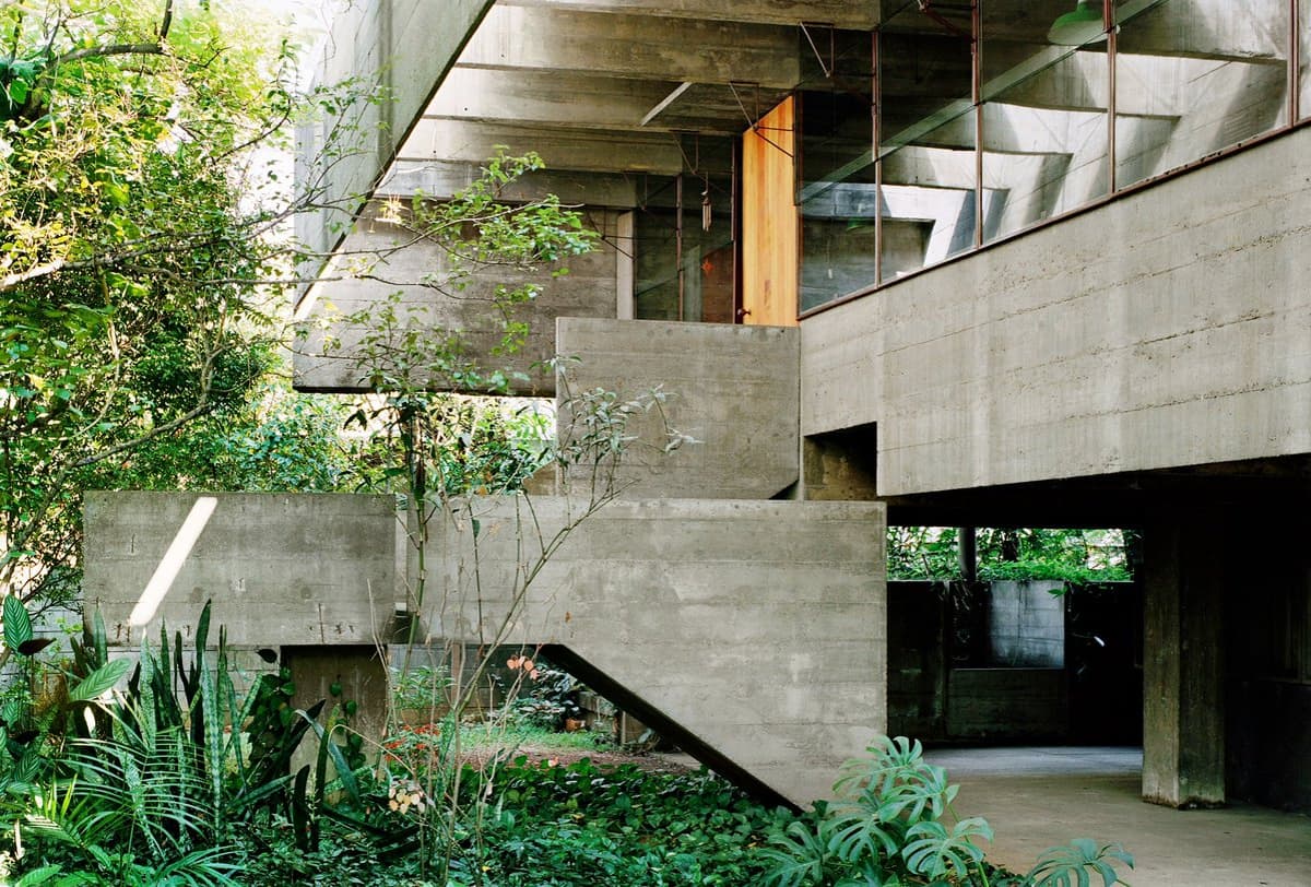 Add Lush Foliage to Brutalist Architecture for Impact