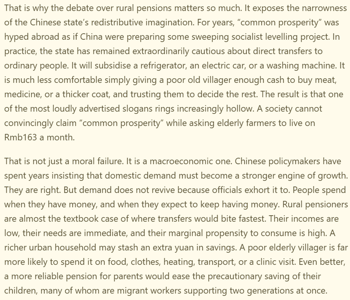 Beijing Hesitates Spending to Limit Household Financial Autonomy