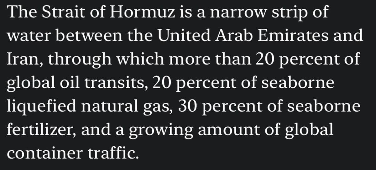 Iran Conflict Threatens Global Economy Across All Sectors