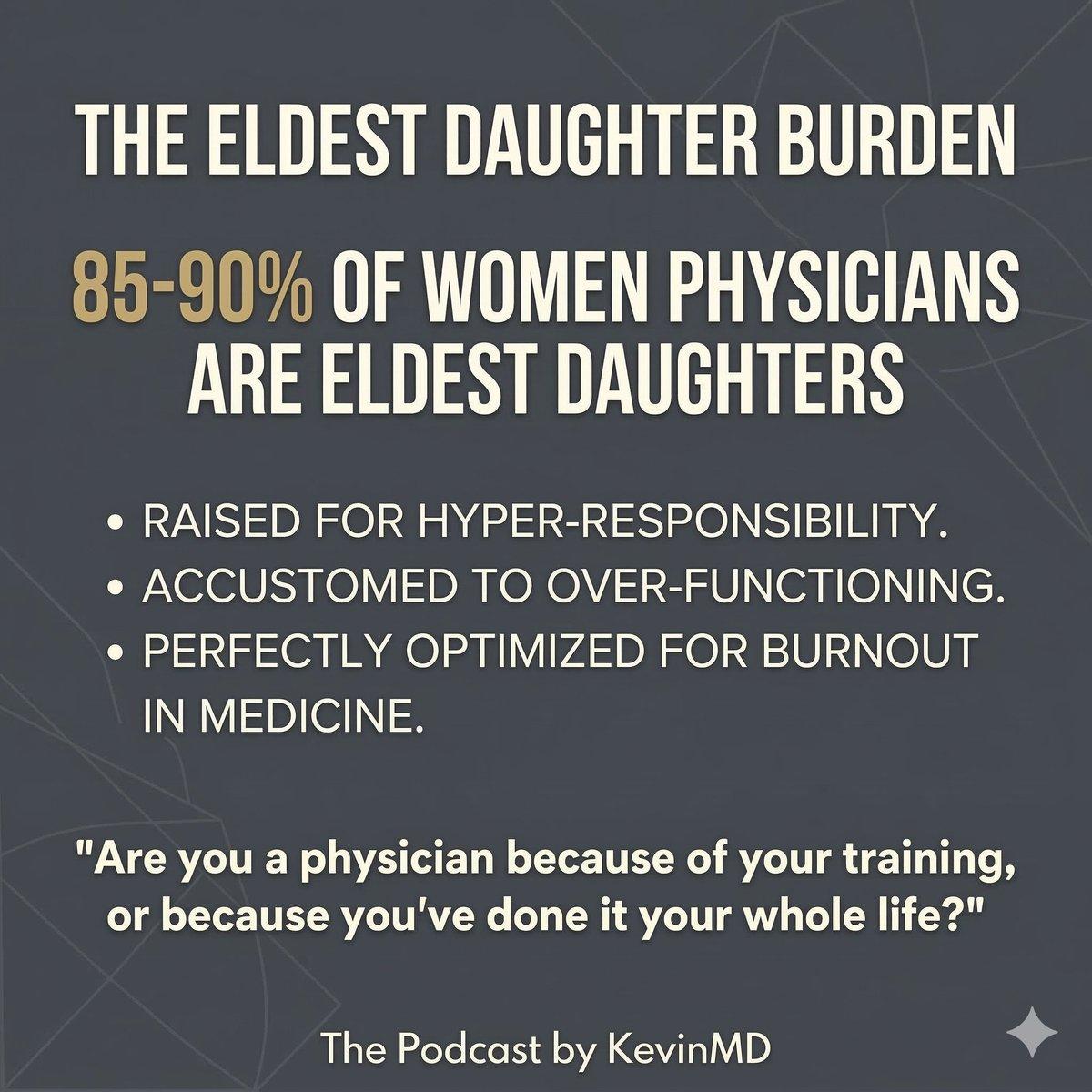 Eldest Daughters Fuel Women Doctors' Burnout Crisis