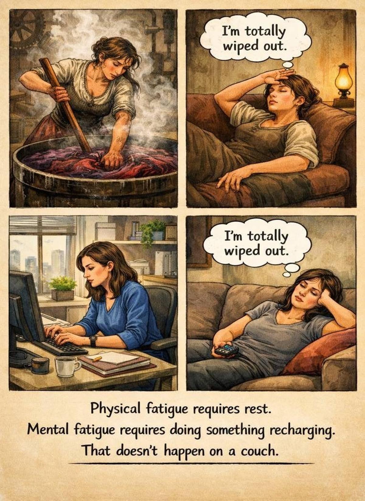 Active Recharging Beats Passive Rest in Modern Work