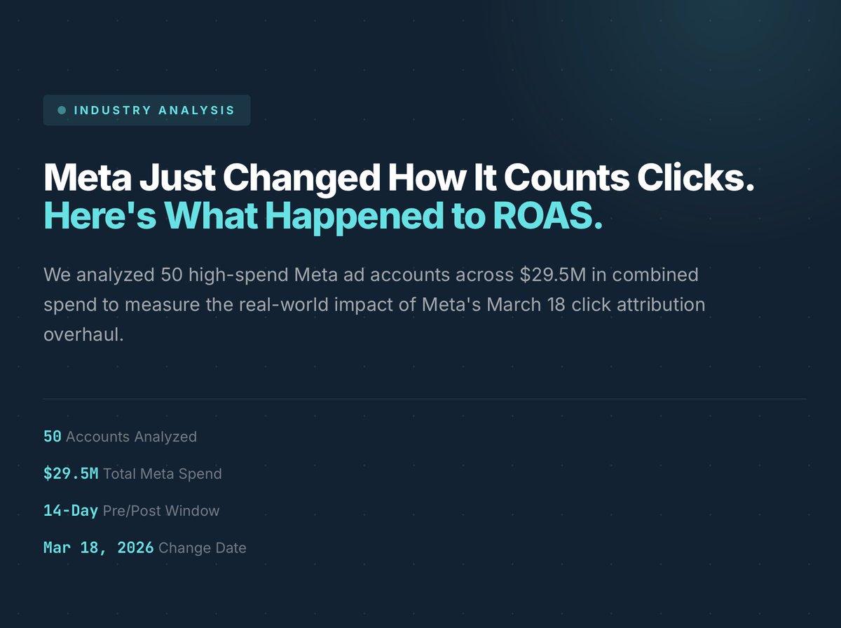 Meta's New Click Attribution Shifts Performance Metrics