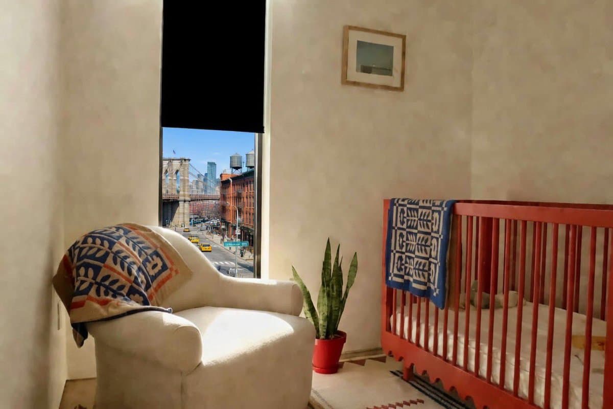 Dual-Purpose Small Room: Office Today, Blackout Nursery Tomorrow