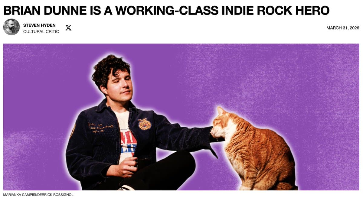 Brian Dunne Discusses Favorite Albums and Human Touch