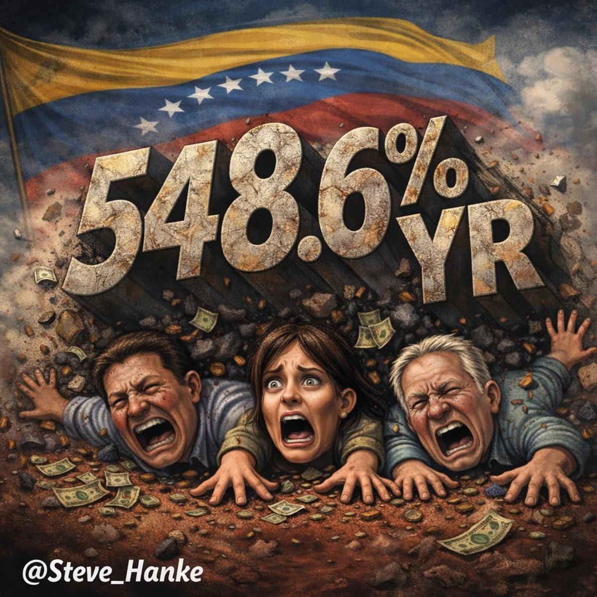 Venezuela's Inflation Remains World's Highest at 548%