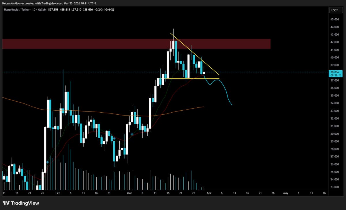 Descending Triangle Signals Bearish Turn, Support Lost
