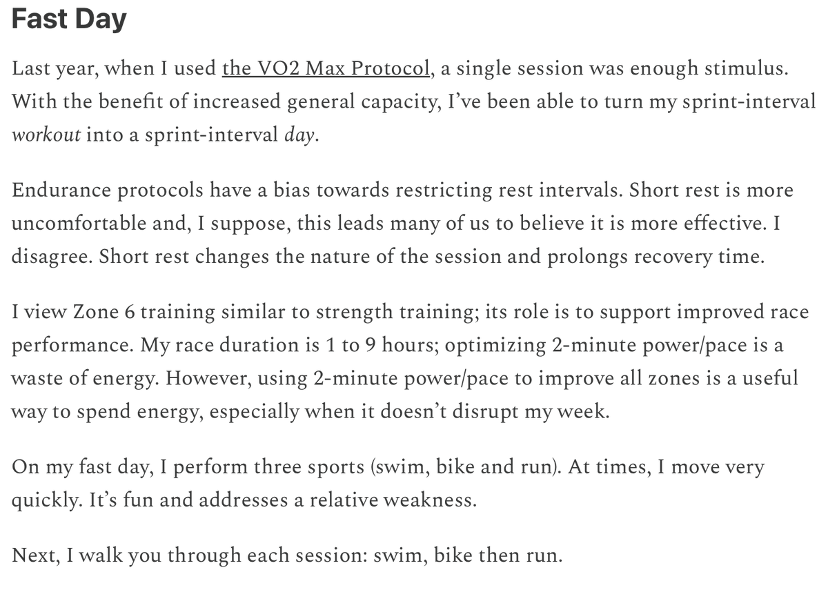 Zone 6 Powers a Full Sprint Interval Day