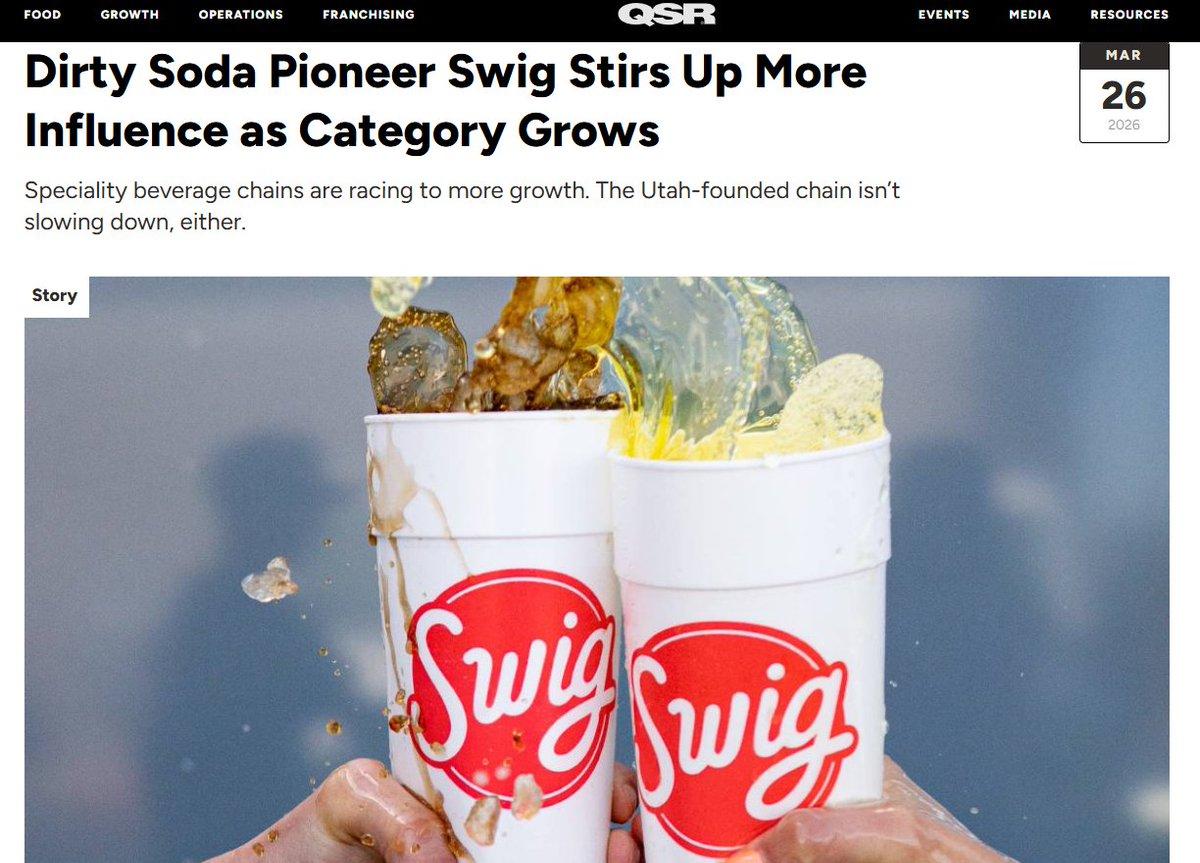 Swig Pioneered Dirty Soda Trend, Still Rapidly Expanding