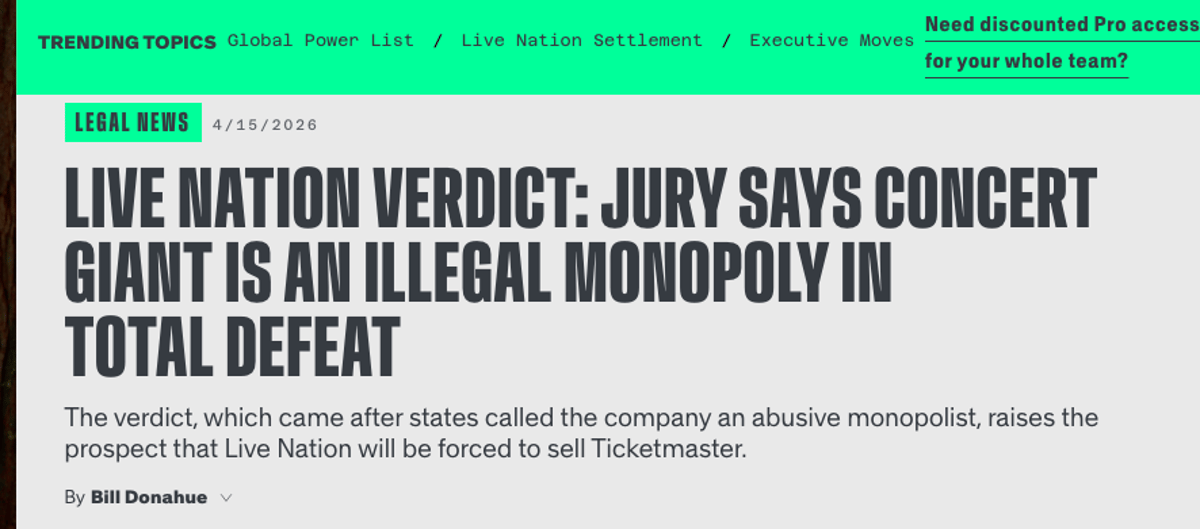 We Beat Ticketmaster and Its Veteran Attorney