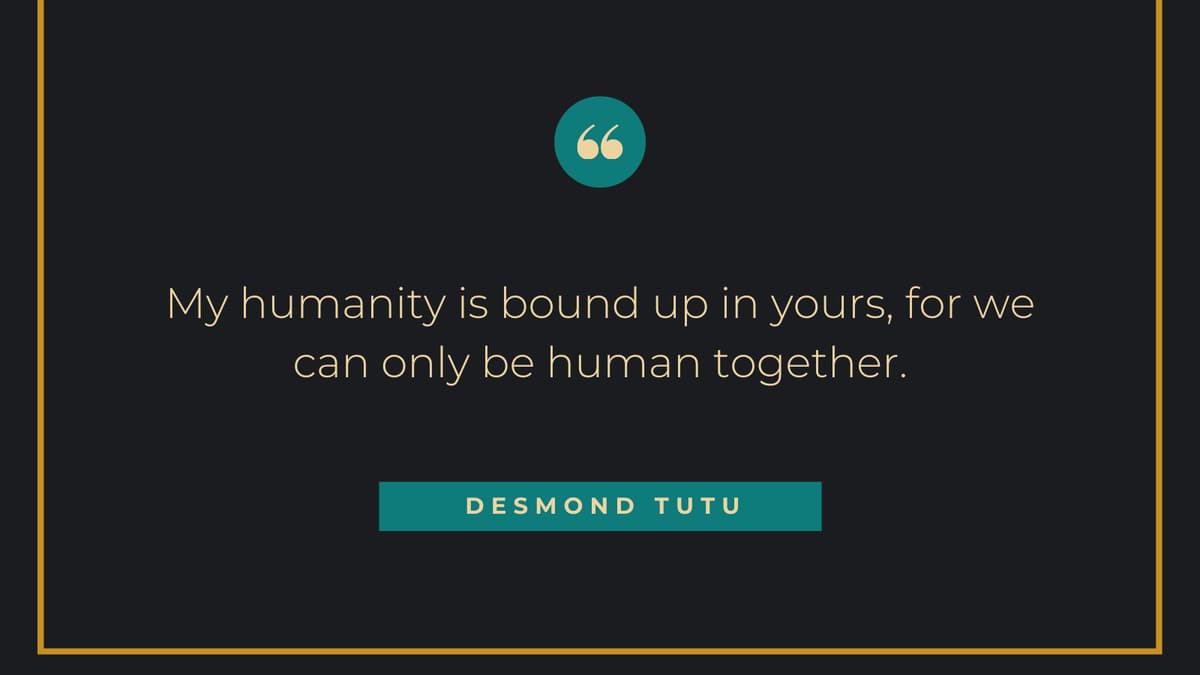 Humanity Thrives When We Define Ourselves Together