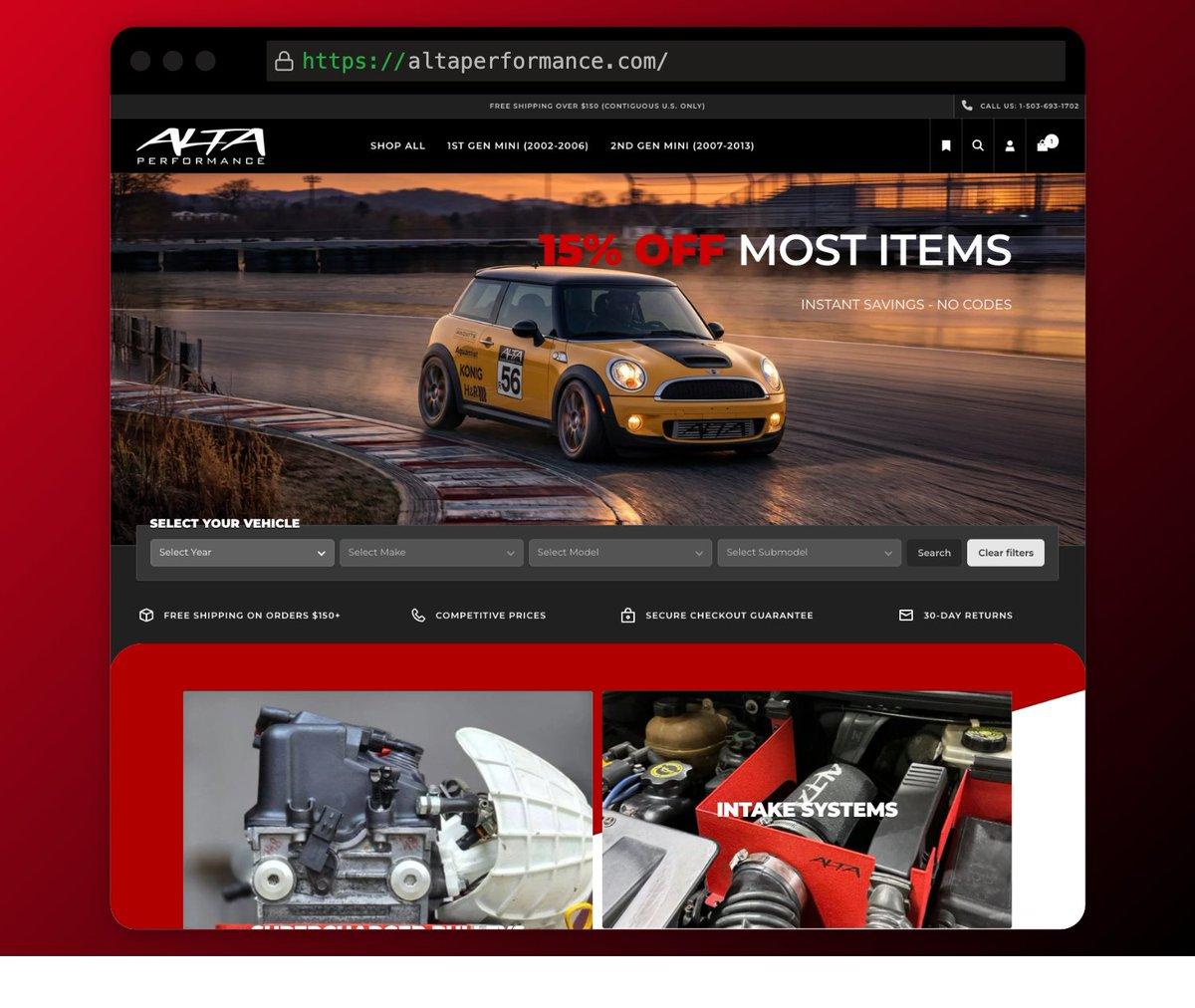 Reused Theme Powers Mini Cooper Site on Shopify
