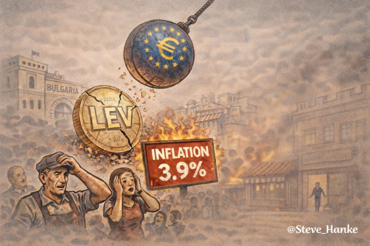 Euro Adoption Spikes Bulgaria's Inflation, as Predicted