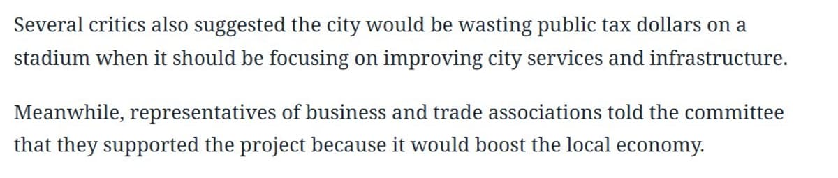 Stadiums Prove Poor Public Investments After 50 Years Research