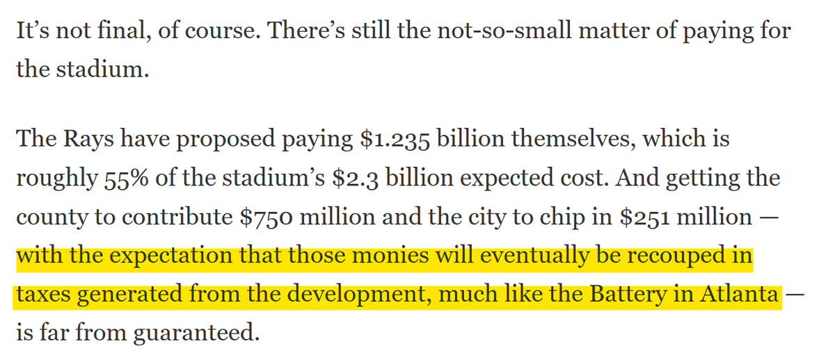 Truist Park Funding Not From Battery Taxes, Deficit Persists