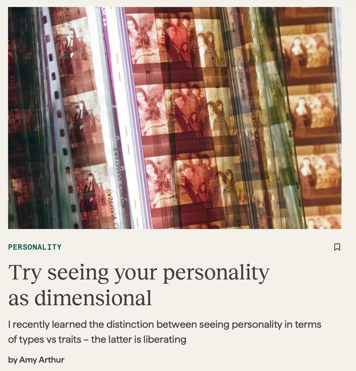 Embrace Dimensional Traits Over Fixed Personality Types