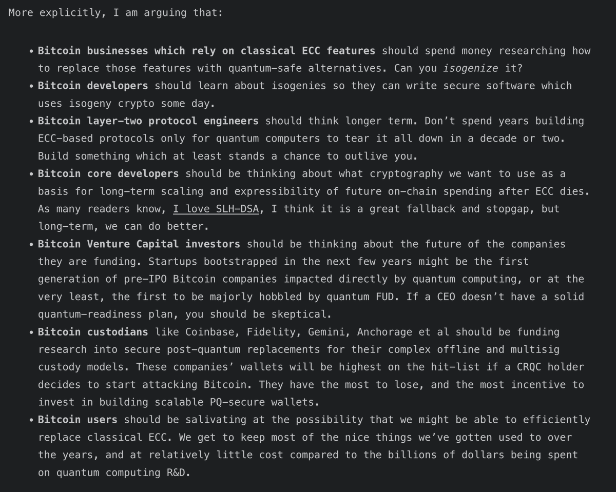 Isogeny Crypto Offers Long-Term Post‑Quantum Bitcoin Solution