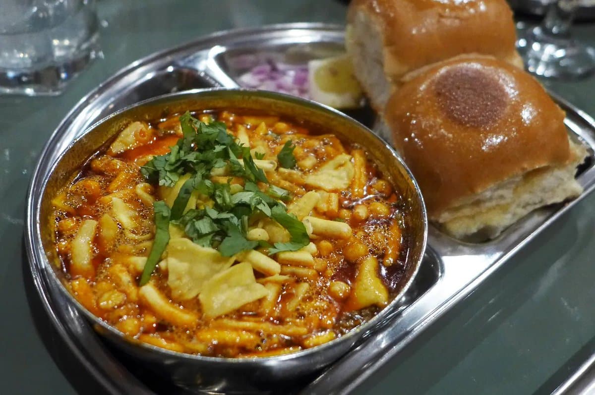 Chor Bazaar's Misal Pav Drenches Crunchy Snacks in Fiery Chutney