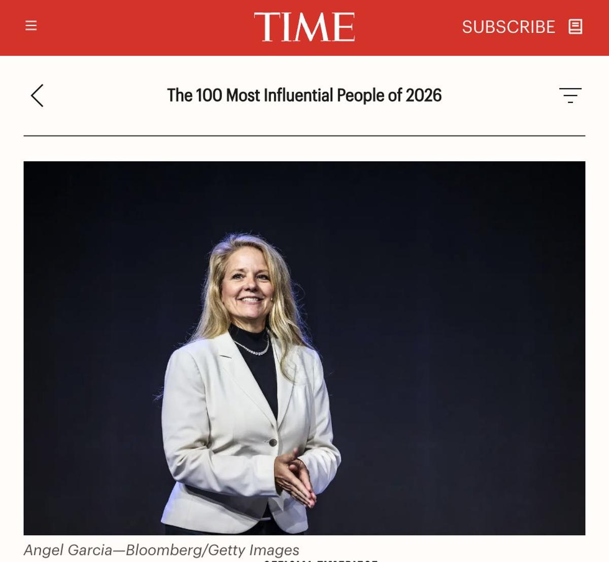 SpaceX COO Gwynne Shotwell Joins TIME's 2026 Influentials