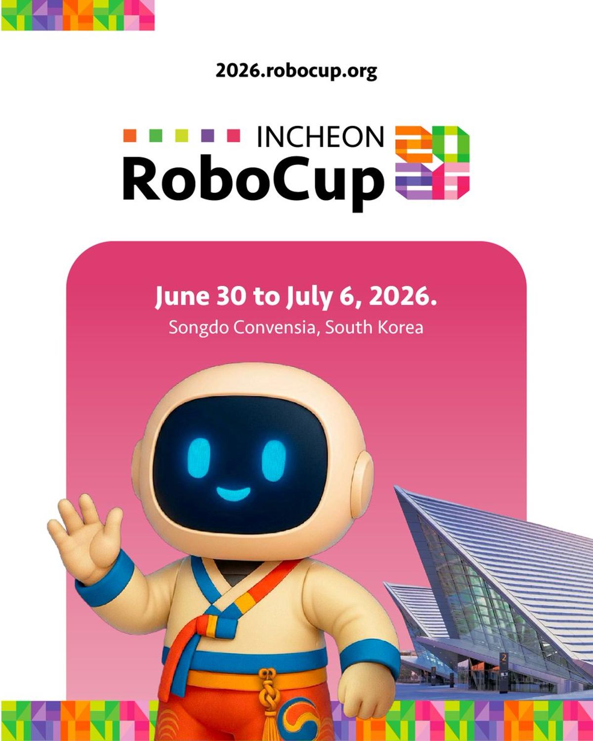 RoboCup 2026: Innovation Week in Songdo, South Korea
