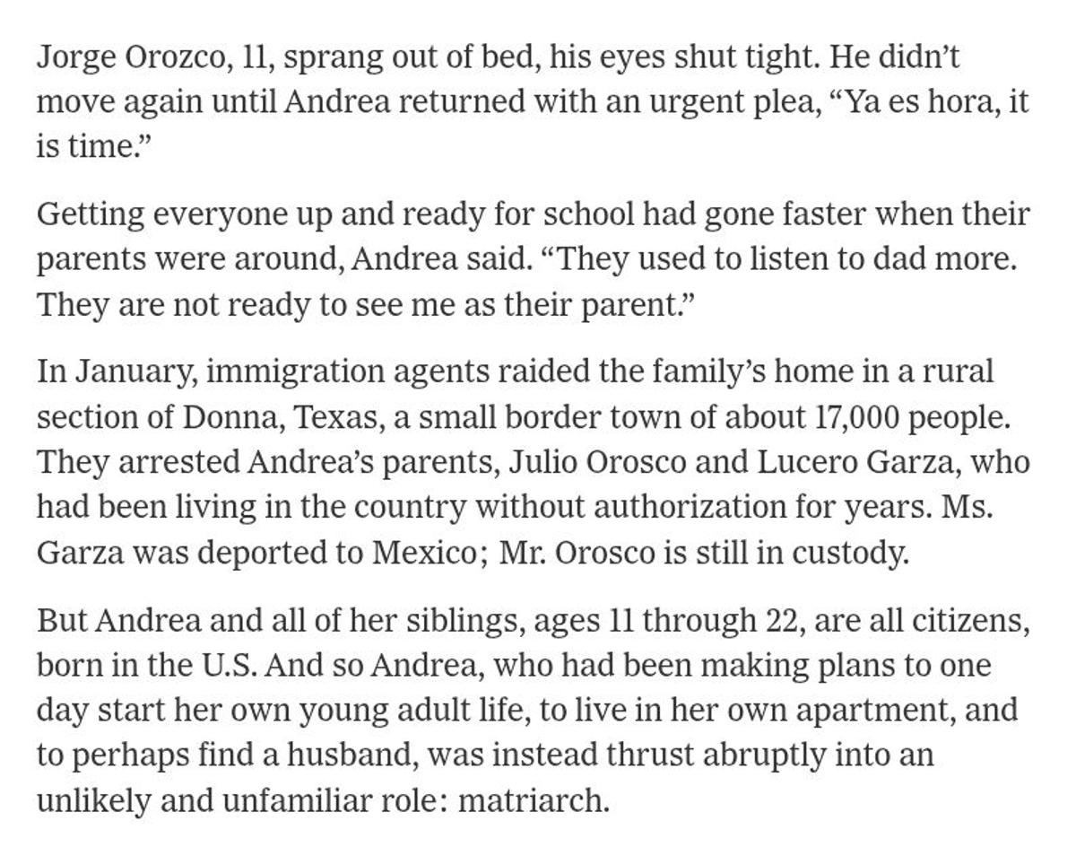 Kids Become Caregivers After ICE Separates Families