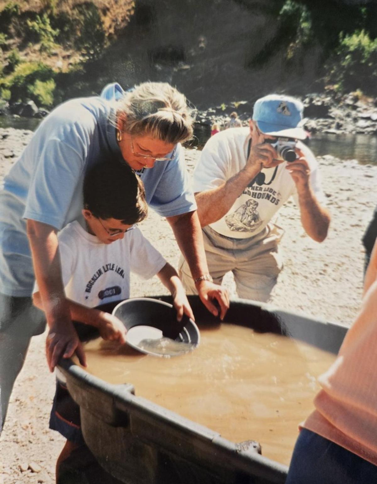 Generations Bond Over Gold Panning in California