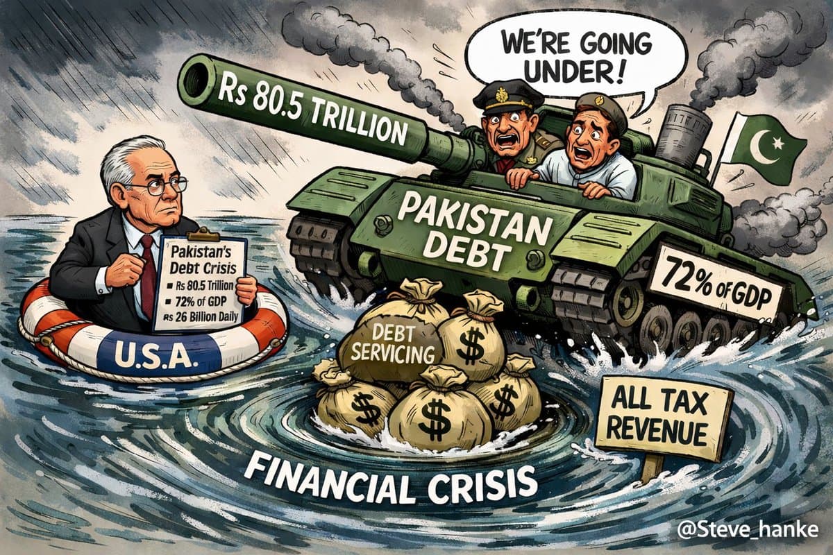 Pakistan's Debt Service Will Swallow All Tax Revenue by 2030