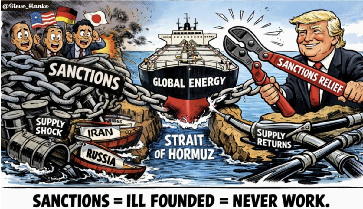 Trump Lifts Oil Sanctions on Iran, Russia Amid Hormuz Closure