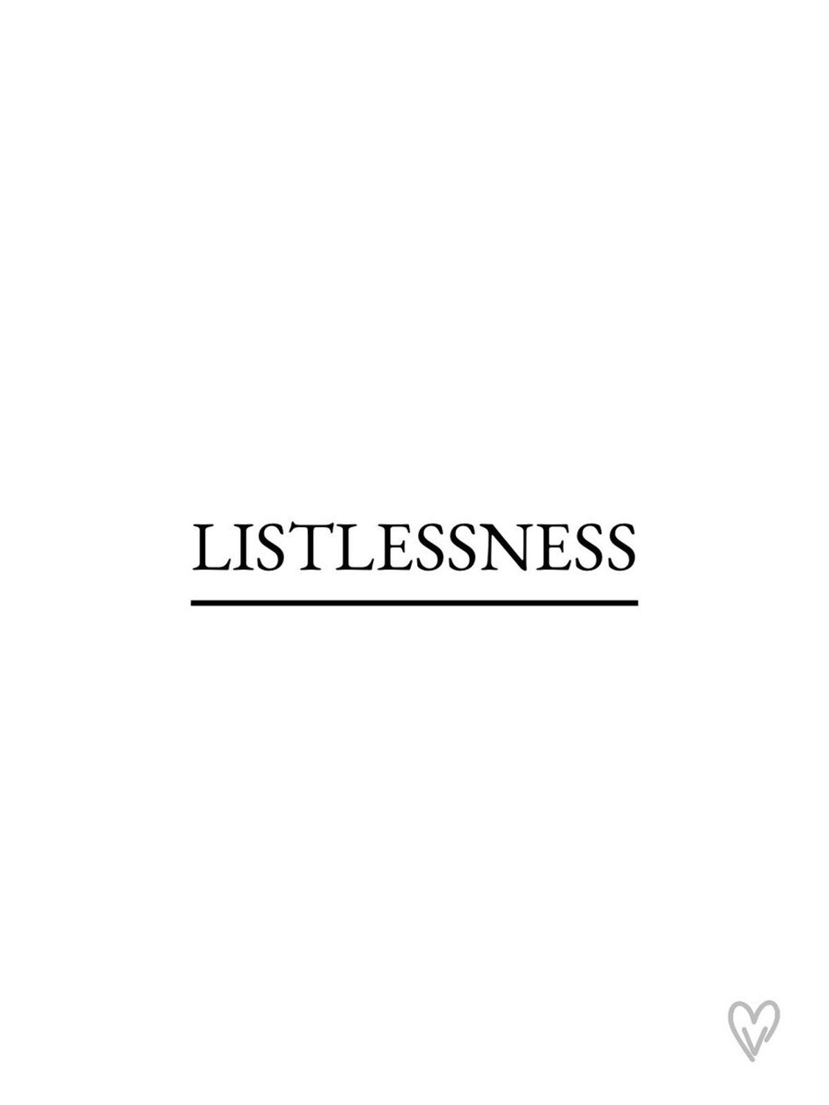 A Full List Doesn't Cure Inner Emptiness