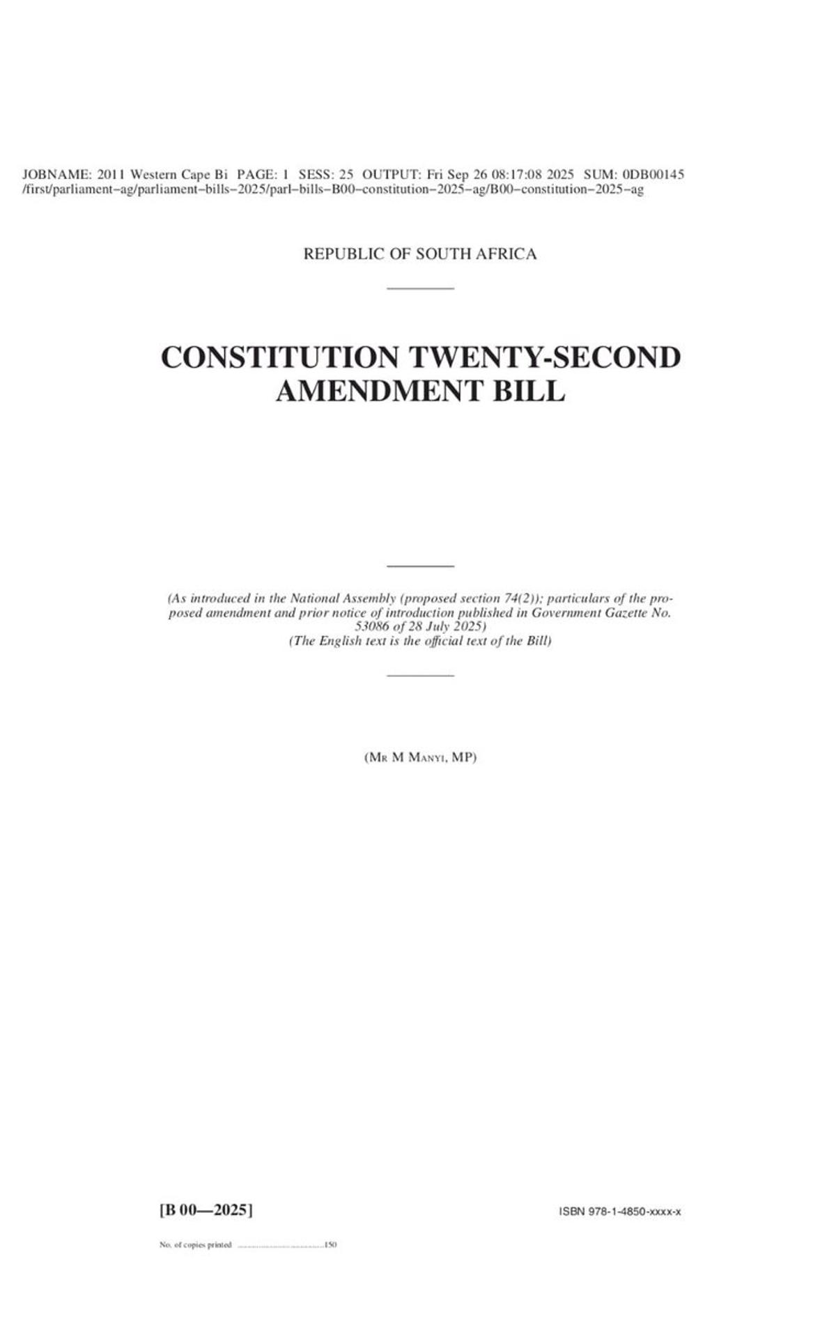 Constitutions Evolve: SA Amended 21 Times, Zimbabwe Only Two