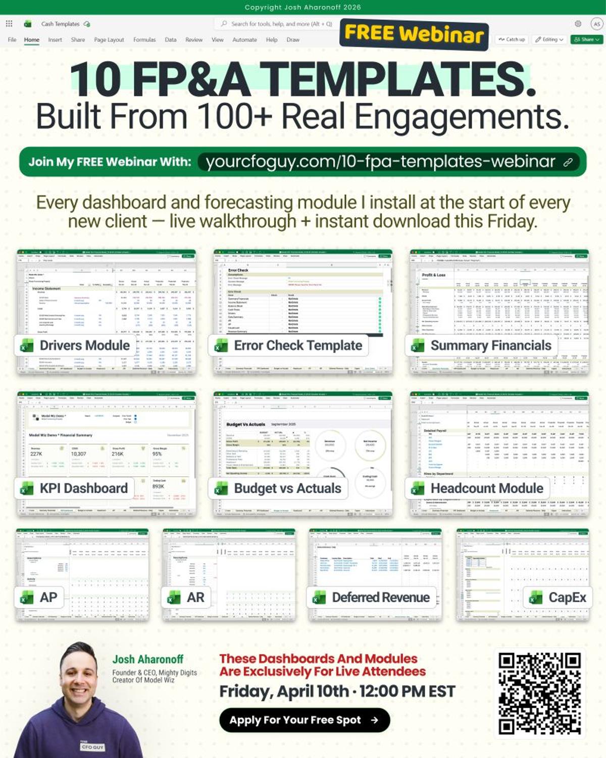 Free Real‑World FP&A Dashboard Pack for Startups