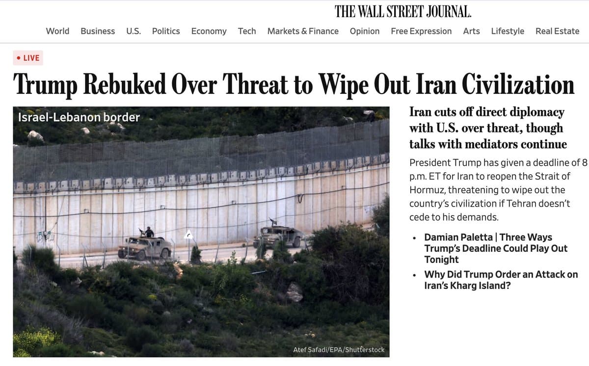 Trump Threatens Iran’s Civilization, Cuts Communication Lines