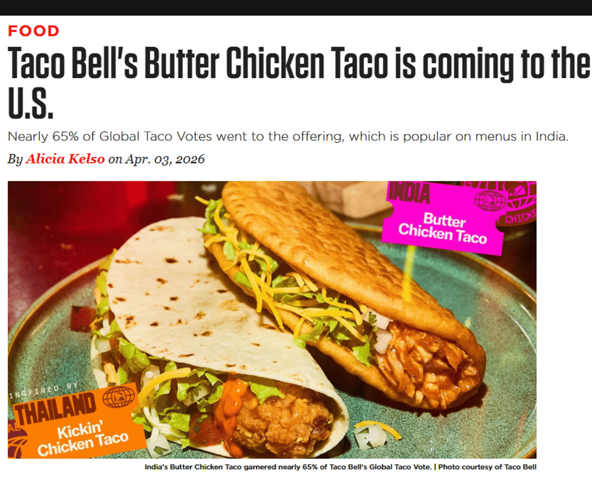 Global QSRs Should Cross‑sell Hit Items Abroad