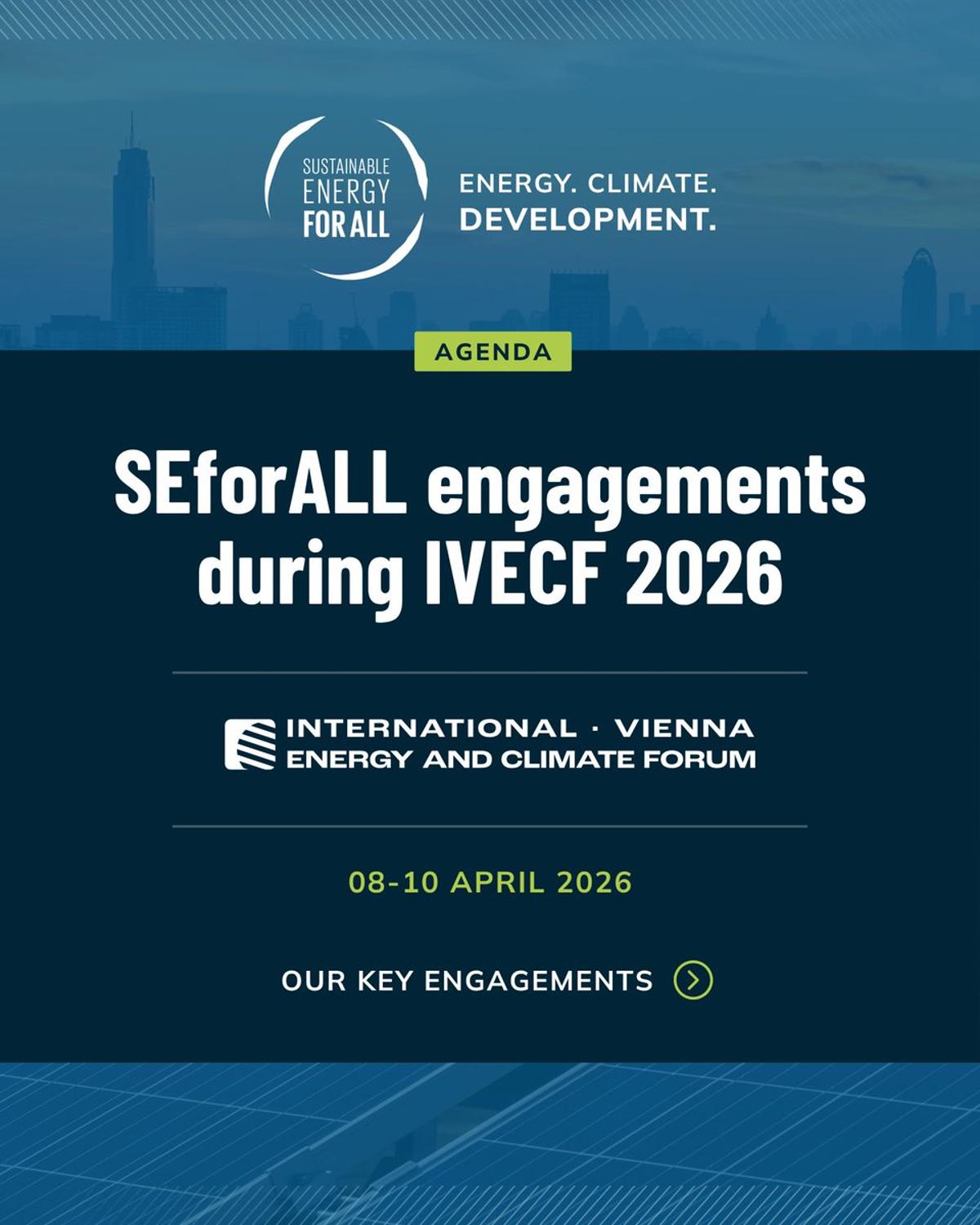 SEforALL Champions Global Low‑Emission, Climate‑Resilient Development at Vienna Forum
