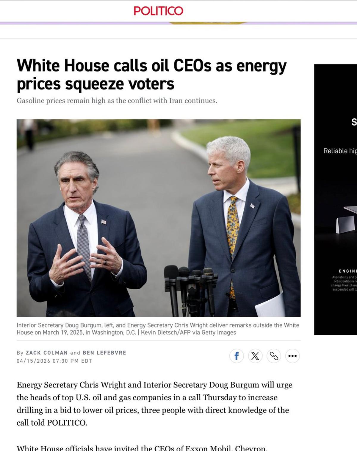 Bipartisan Consensus Emerges on Key Energy Policy