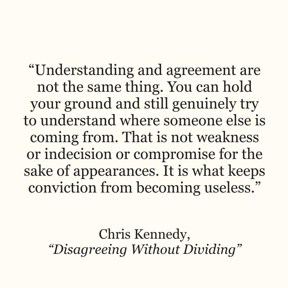 Holding Convictions While Embracing Others: Forward Together