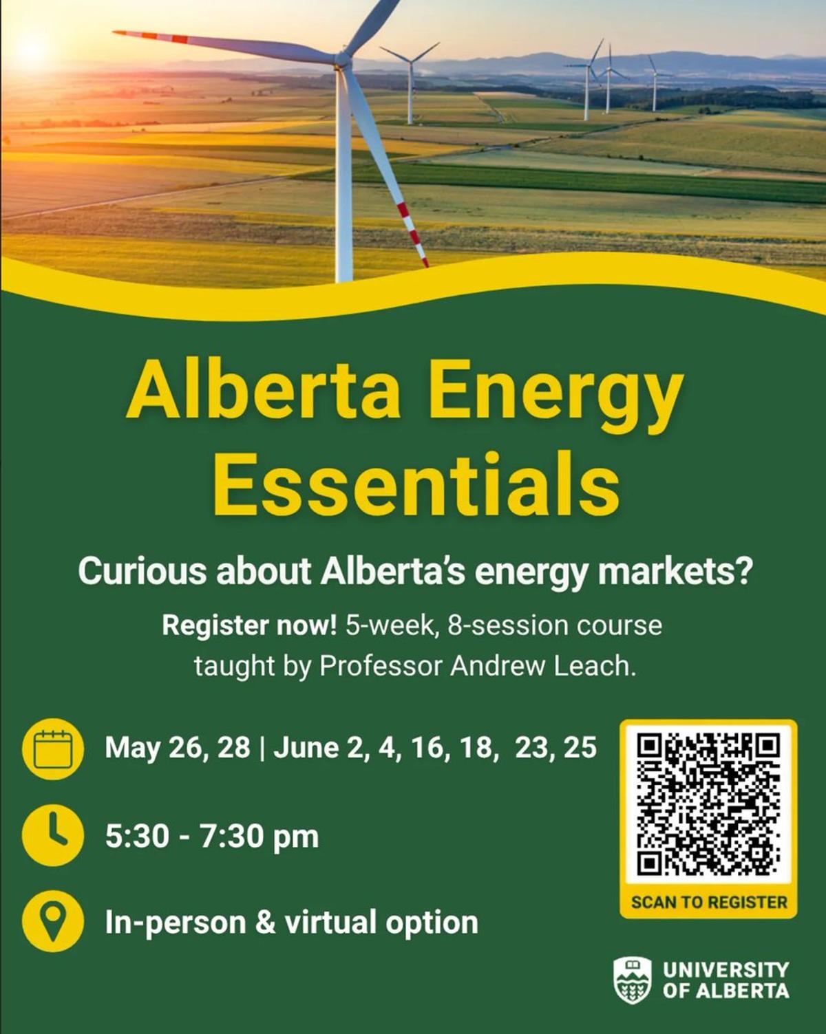 Open‑Enrollment Energy Markets Course Launches at UAlberta