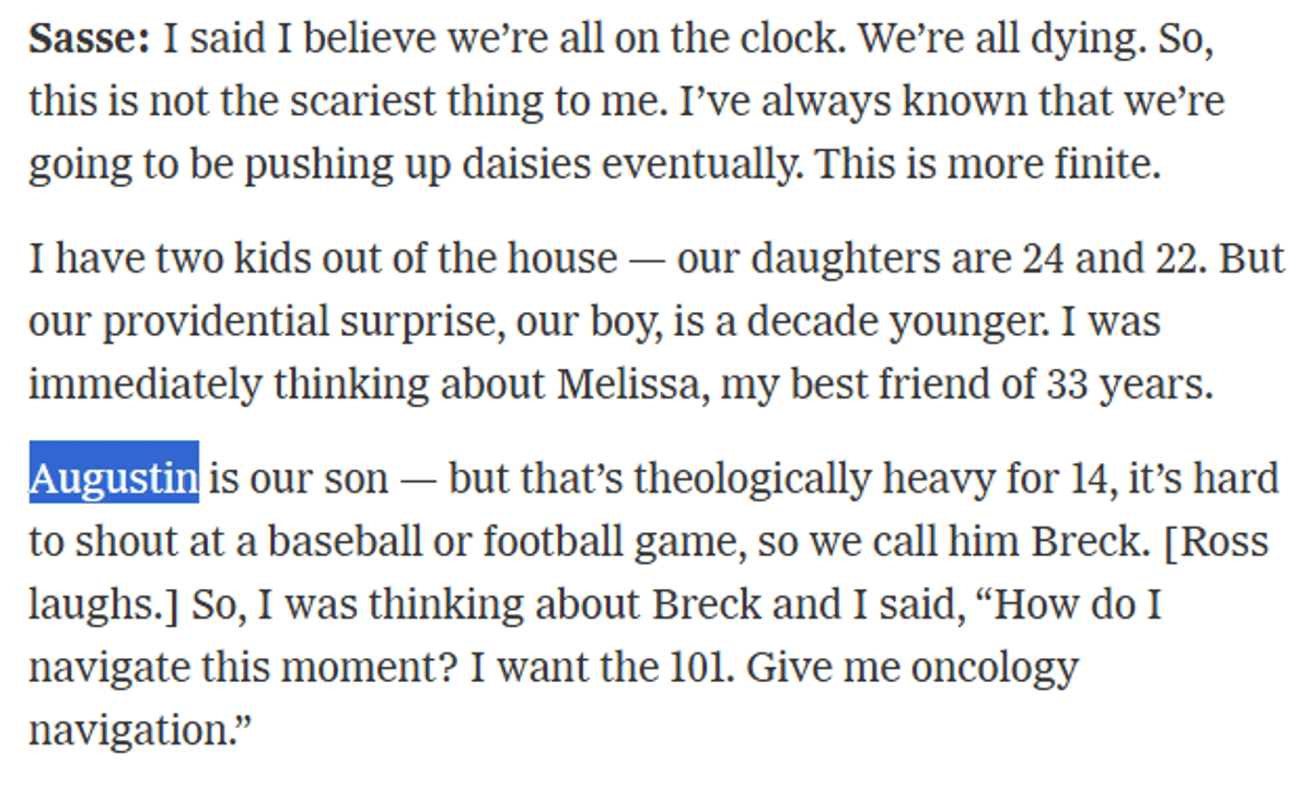 NYT Transcribers Still Botch Theological Interview Transcripts