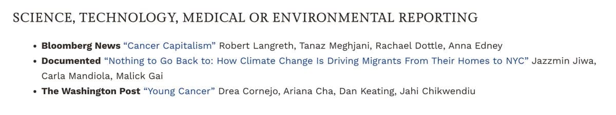 Documented Named Deadline Club Finalist for Climate Migration Reporting