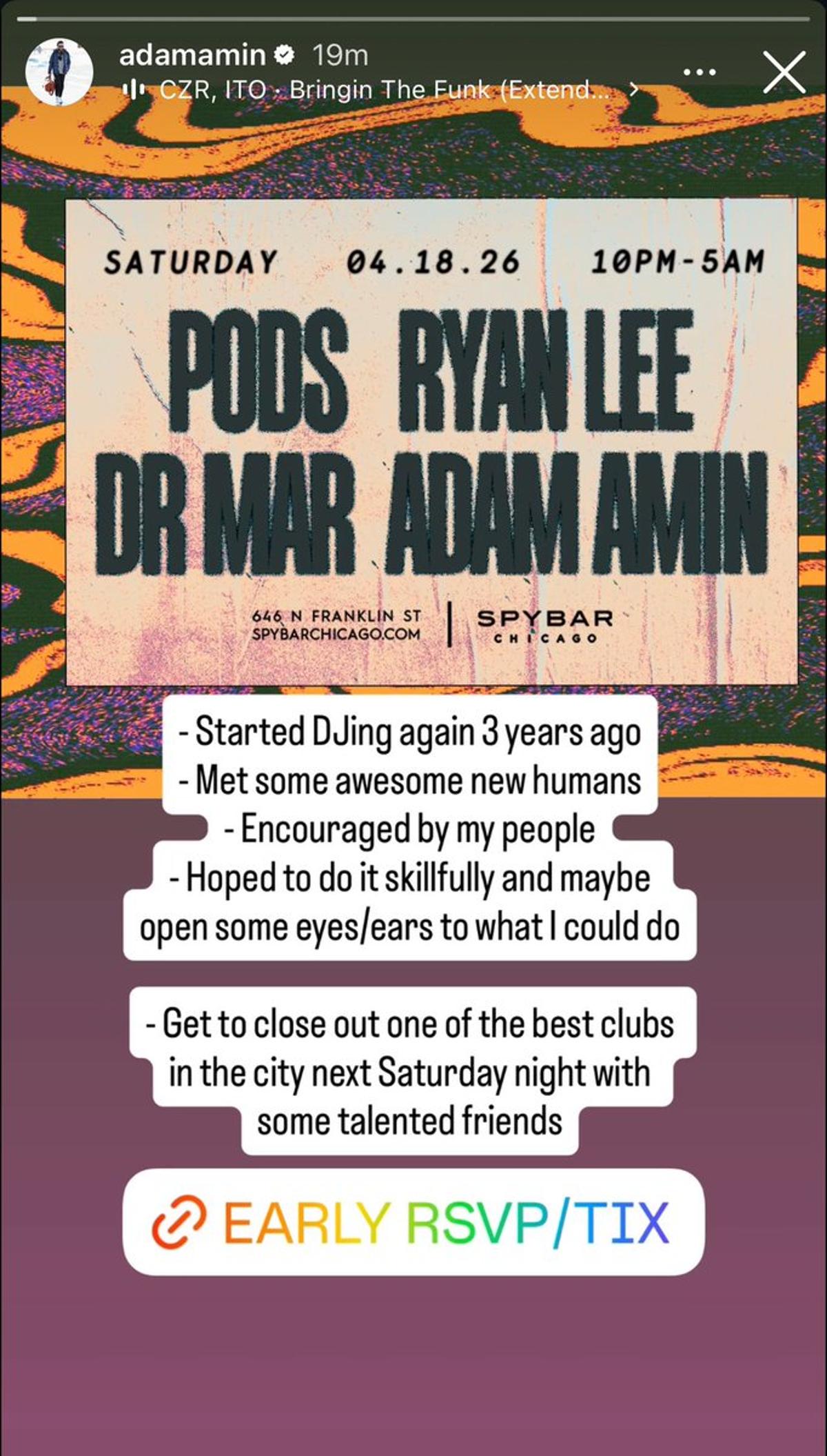 Baseball Announcer Adam Amin Spins DJ Sets in Chicago