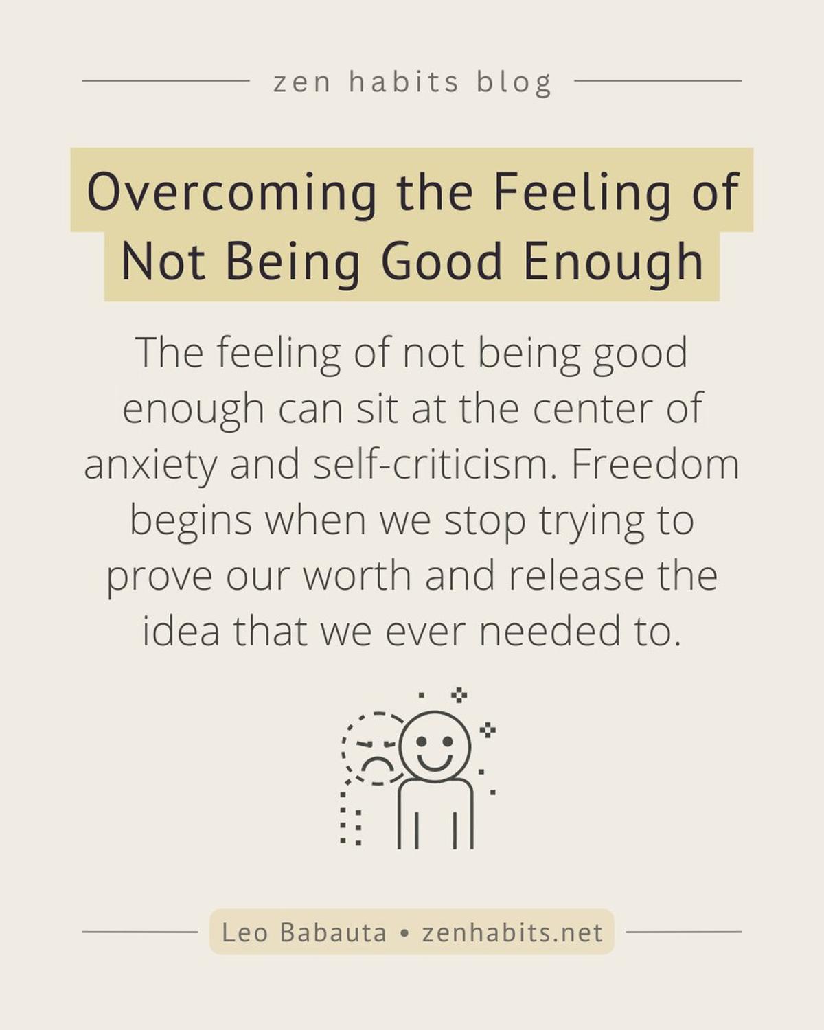 Letting Go of Proving Yourself Unlocks True Freedom