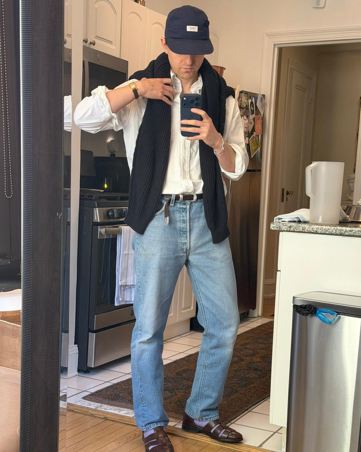 Spring Switch: From Wool Coats to Oxford Shirts