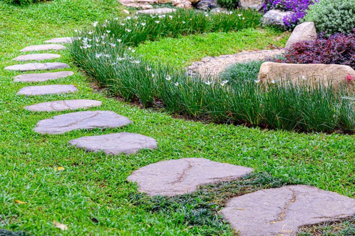 Simple DIY Project Needs Just Flagstones, Sand, Wheelbarrow
