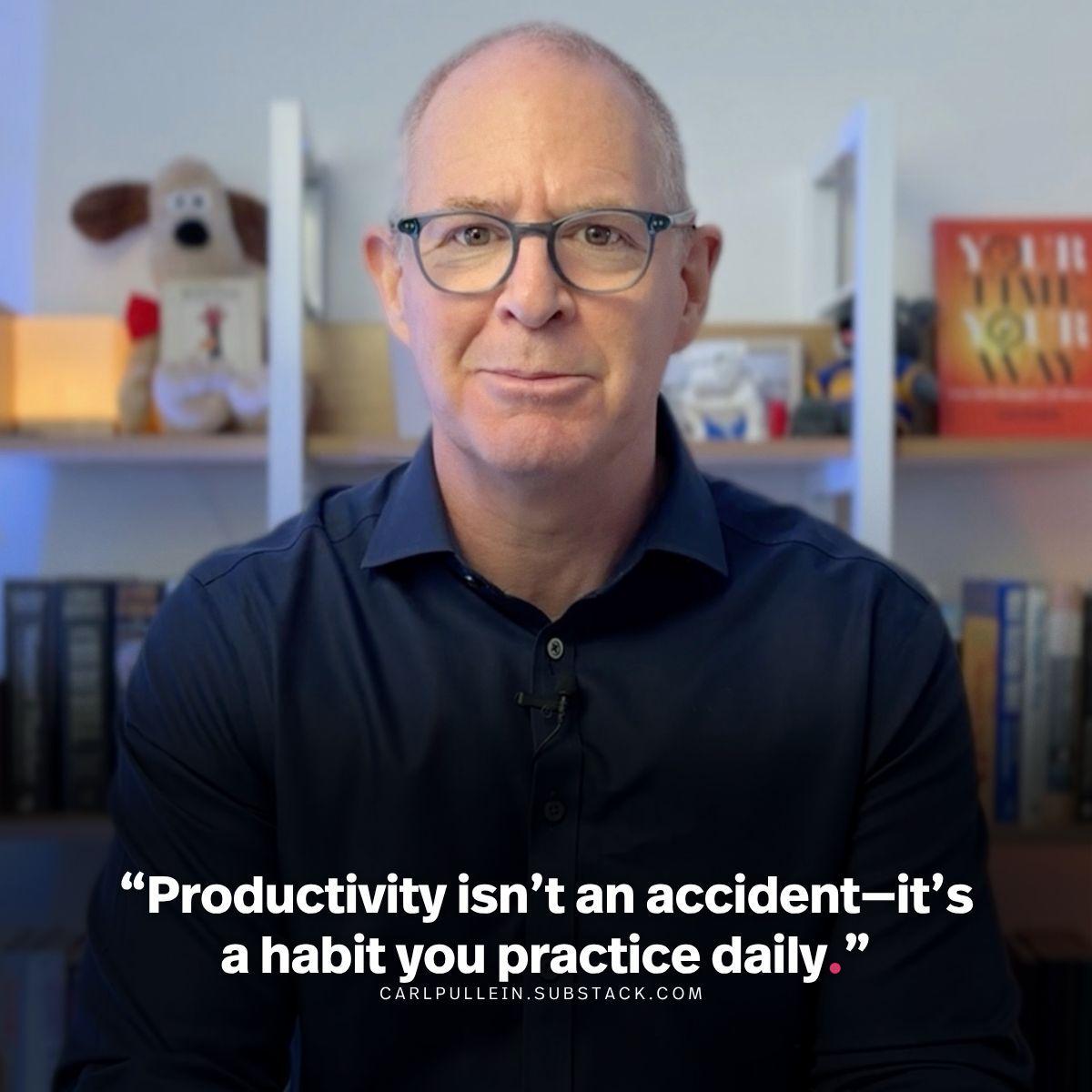 Productivity Grows From Daily Decisions, Not Luck