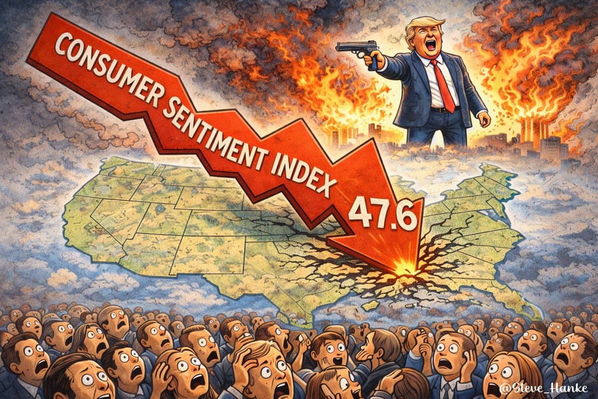 Record Low Consumer Sentiment Blamed on Trump’s Tariffs