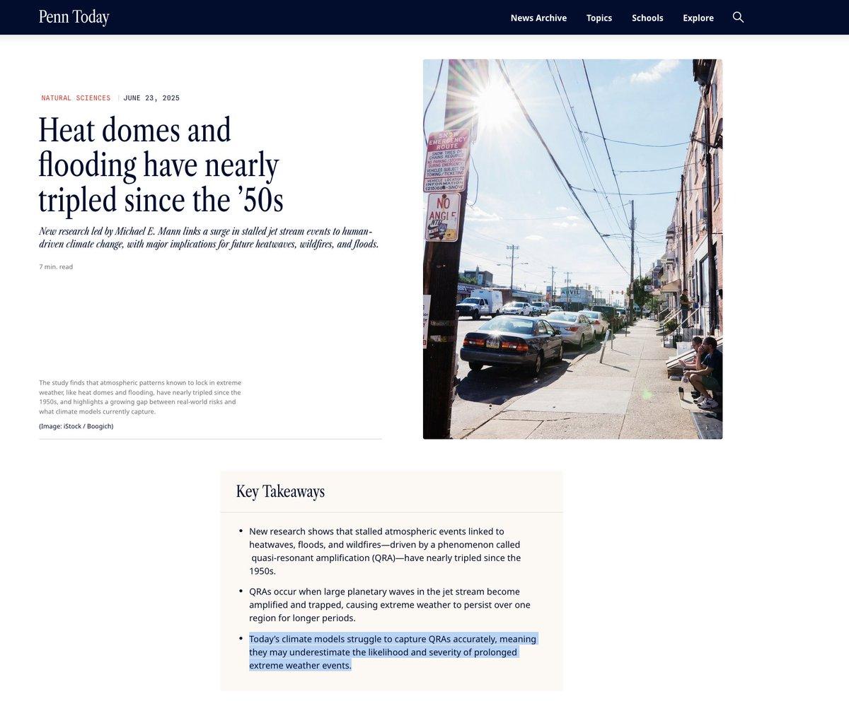 Climate Models Miss Link Between Change and Resonant Waves