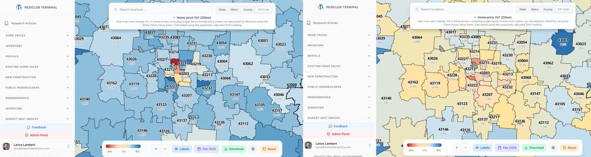 Columbus Core Home Prices Surge Year‑over‑year
