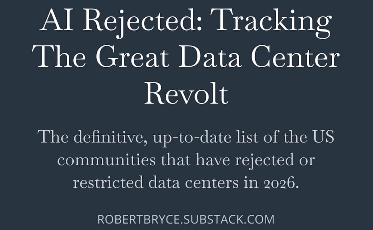Data Center Opposition Explodes: Record Rejections Since 2024
