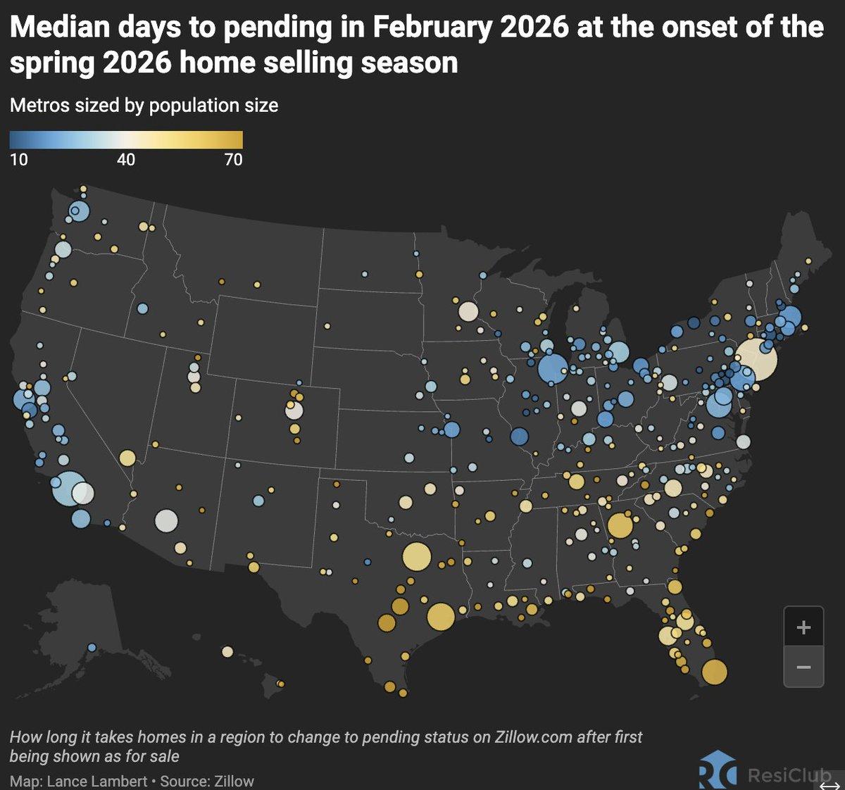 Housing Market Split: Hartford 11 Days, Austin 82