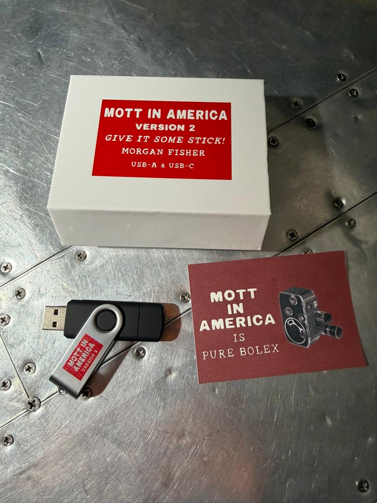 Rare Rock Docs Found on USB: Mott’s America Version 2