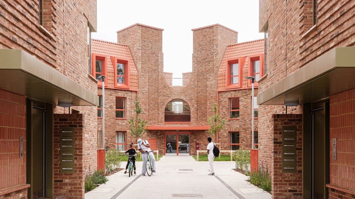Affordable London Housing Embraces Arts & Crafts Aesthetics